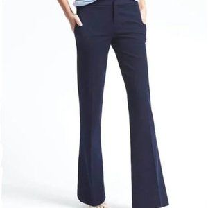 Banana Republic - Navy Peyton Bi-Stretch Flare Pant